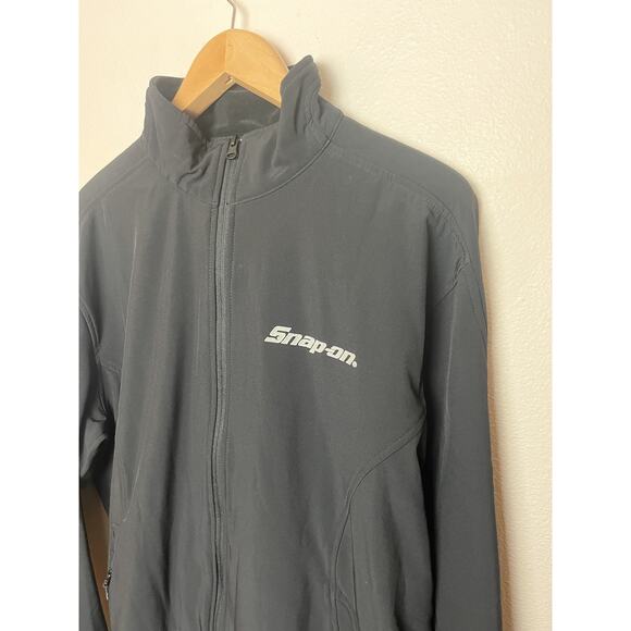 Snap-On Zorrel Weather Series Soft Shell Jacket Size XL Black Fleece Lined Logo - Picture 2 of 7